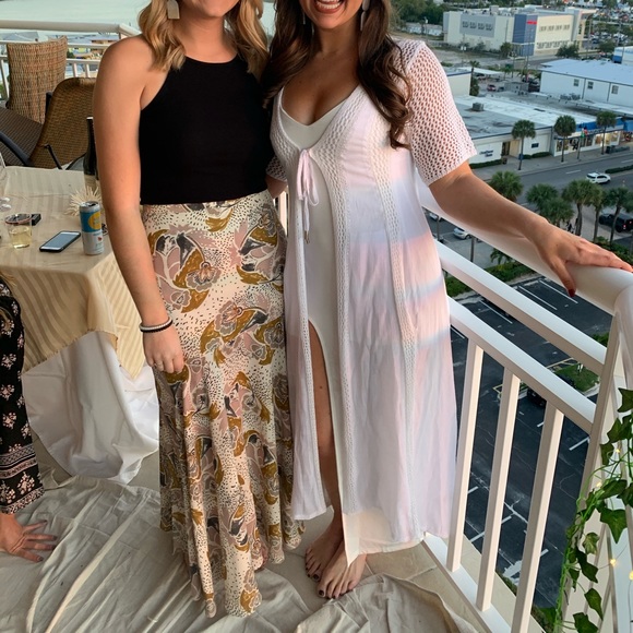 šFREE PEOPLEšMAXI SKIRT - Picture 7 of 11